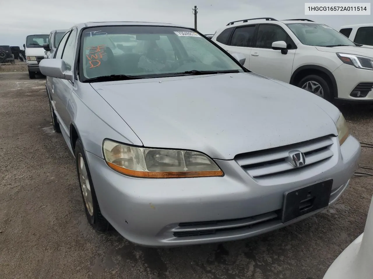 1HGCG16572A011514 2002 Honda Accord Ex