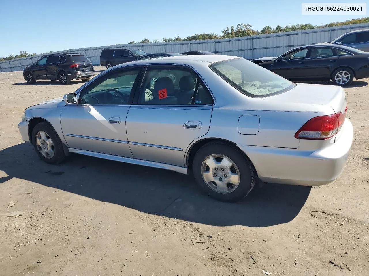 1HGCG16522A030021 2002 Honda Accord Ex