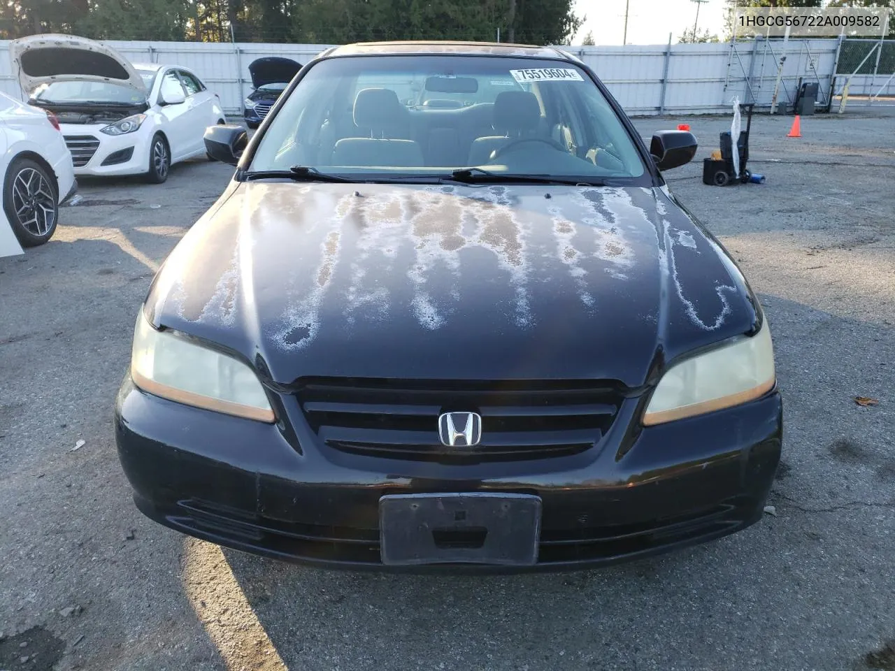 1HGCG56722A009582 2002 Honda Accord Se