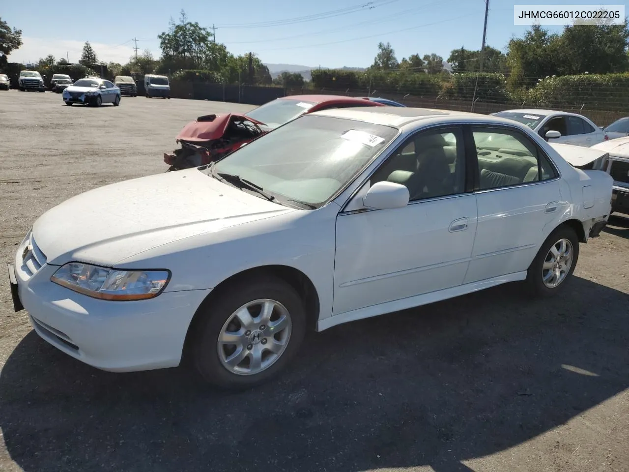 JHMCG66012C022205 2002 Honda Accord Ex