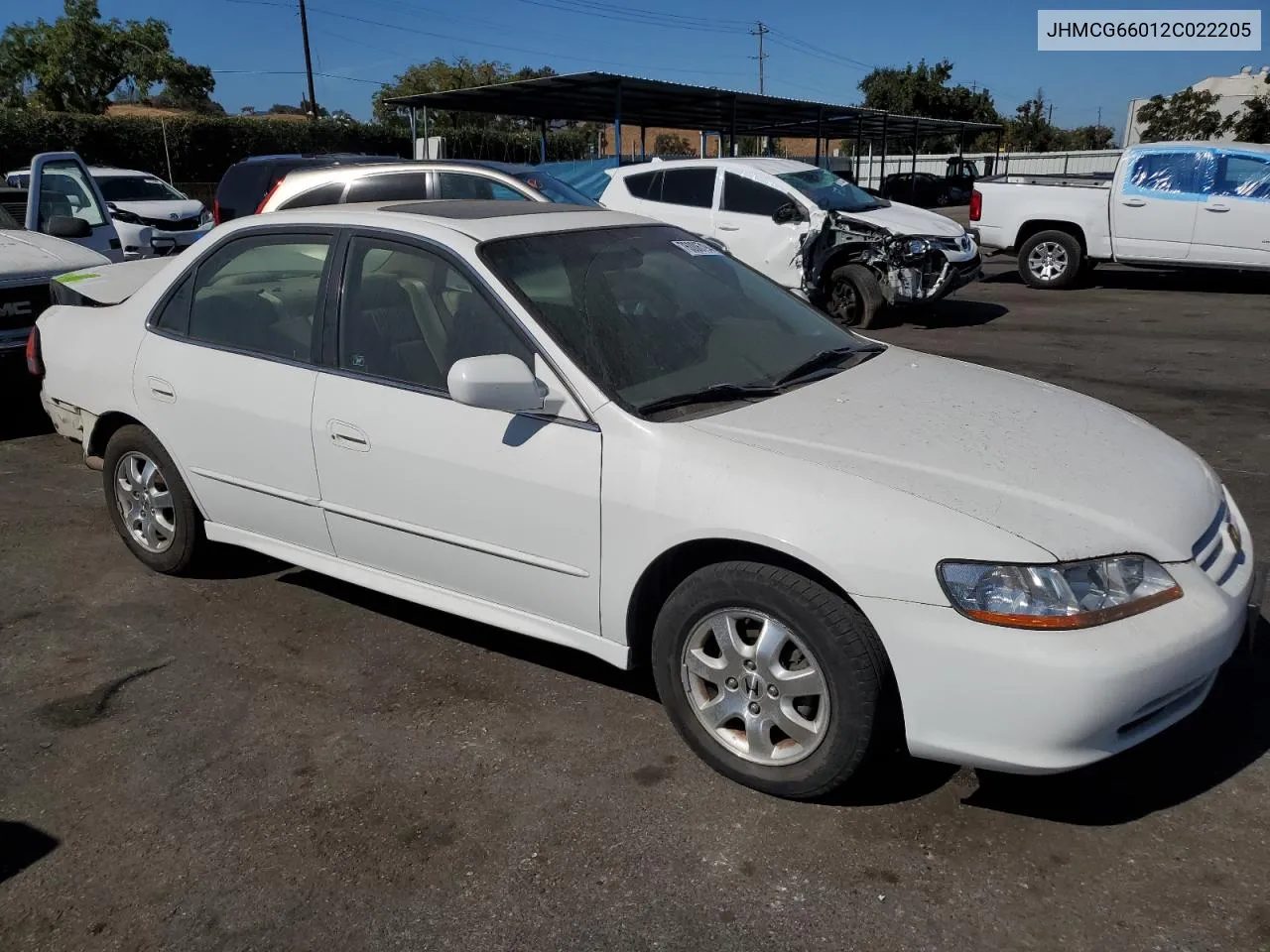 JHMCG66012C022205 2002 Honda Accord Ex