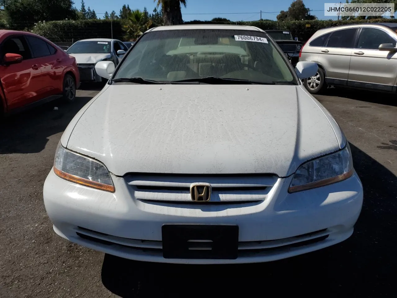 JHMCG66012C022205 2002 Honda Accord Ex