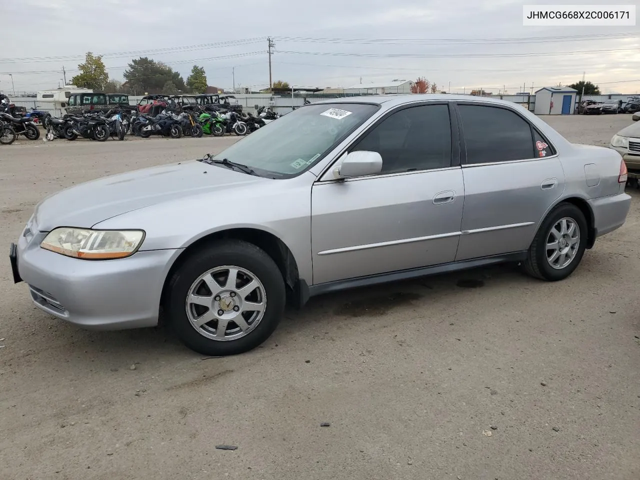 2002 Honda Accord Ex VIN: JHMCG668X2C006171 Lot: 77499404