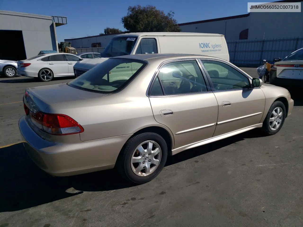 2002 Honda Accord Ex VIN: JHMCG66052C007318 Lot: 77994754