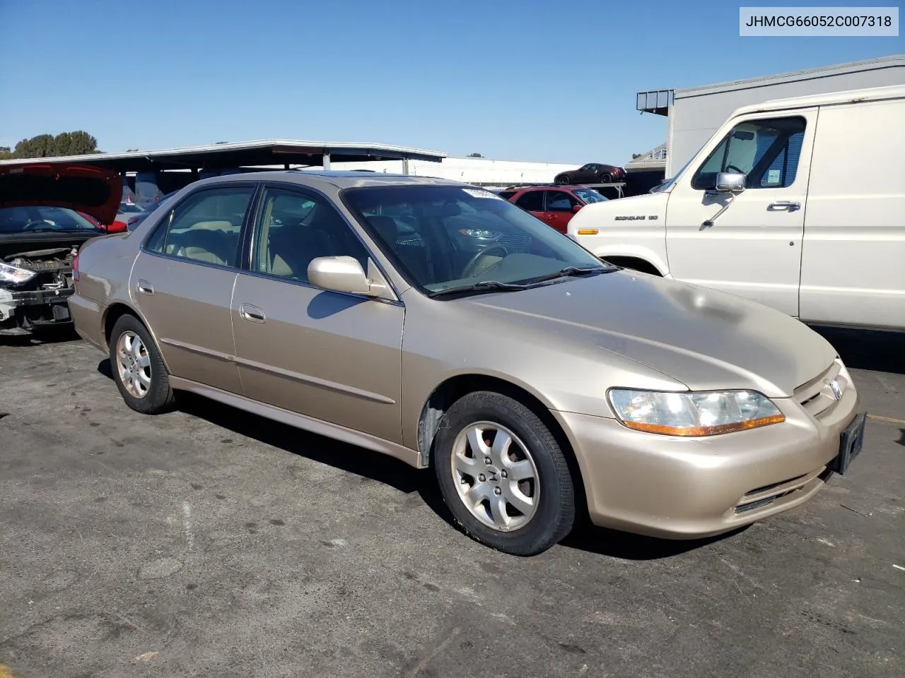 2002 Honda Accord Ex VIN: JHMCG66052C007318 Lot: 77994754