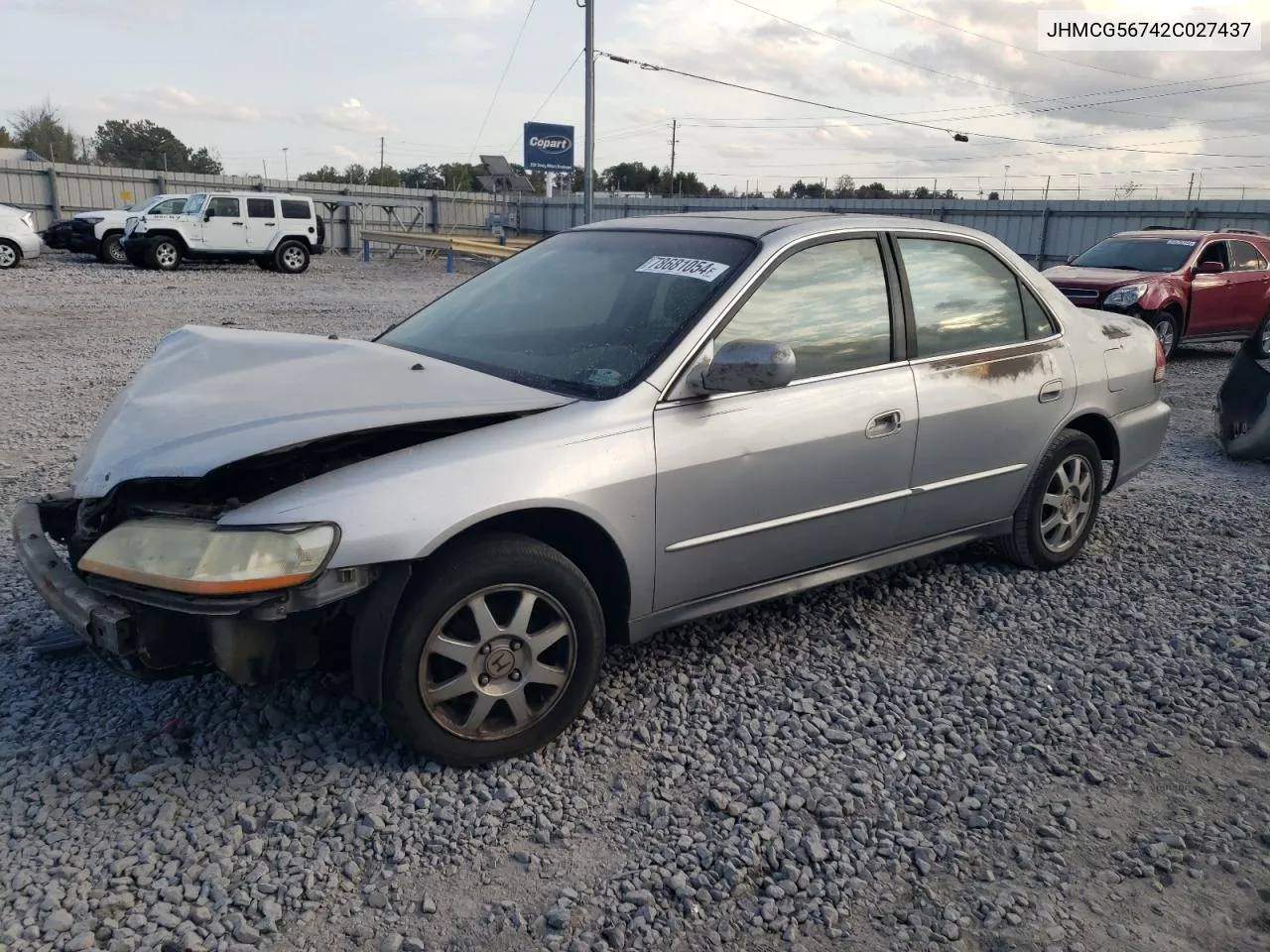 2002 Honda Accord Se VIN: JHMCG56742C027437 Lot: 78681054