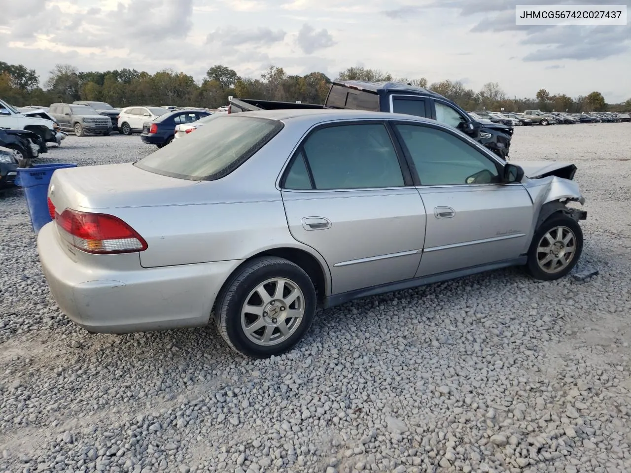 2002 Honda Accord Se VIN: JHMCG56742C027437 Lot: 78681054