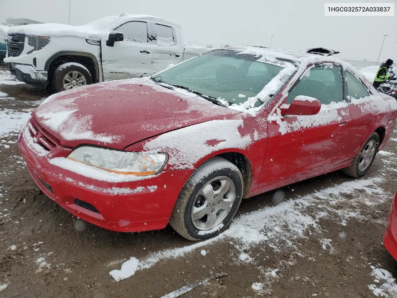 2002 Honda Accord Ex VIN: 1HGCG32572A033837 Lot: 79875874