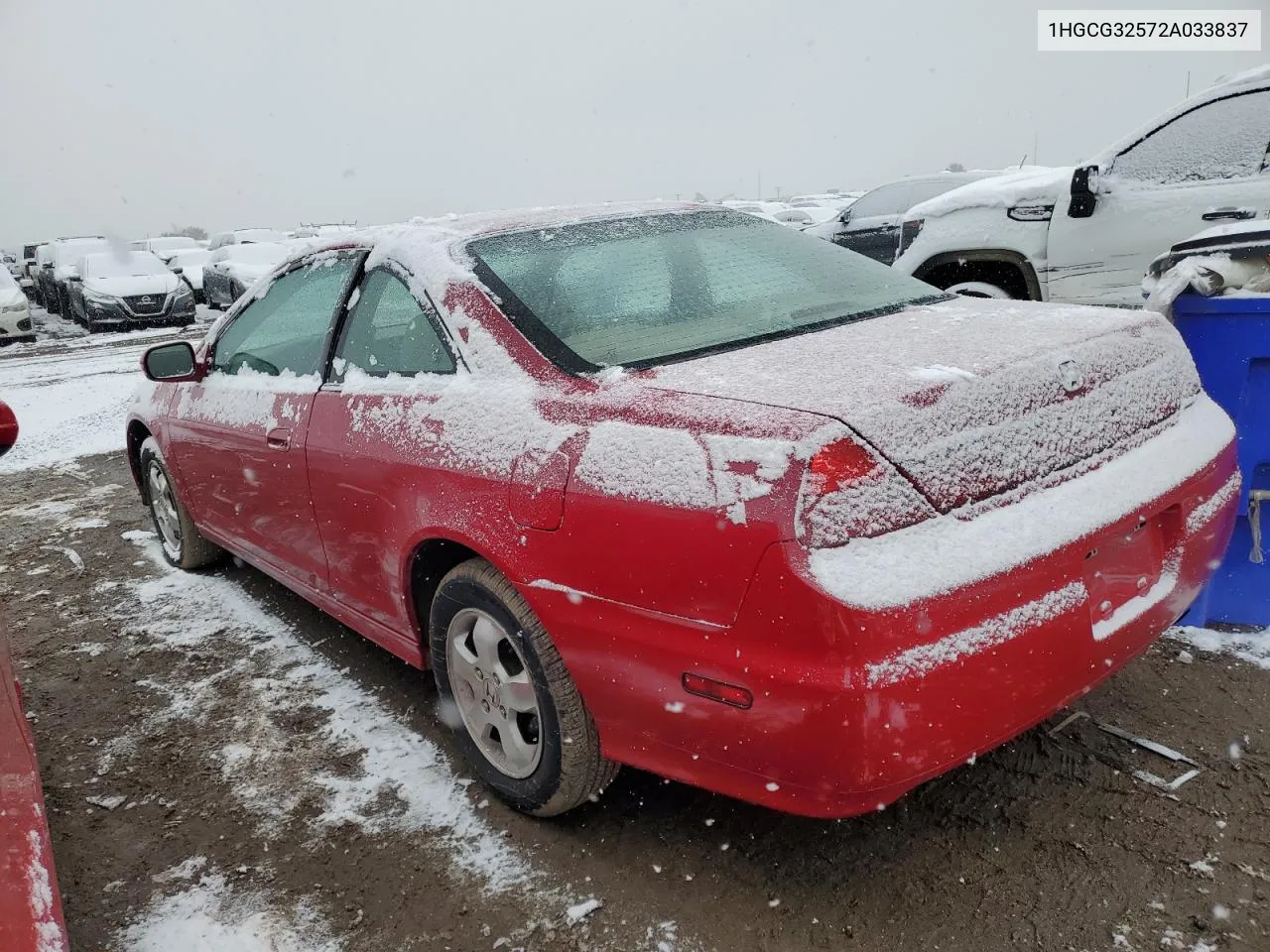 2002 Honda Accord Ex VIN: 1HGCG32572A033837 Lot: 79875874