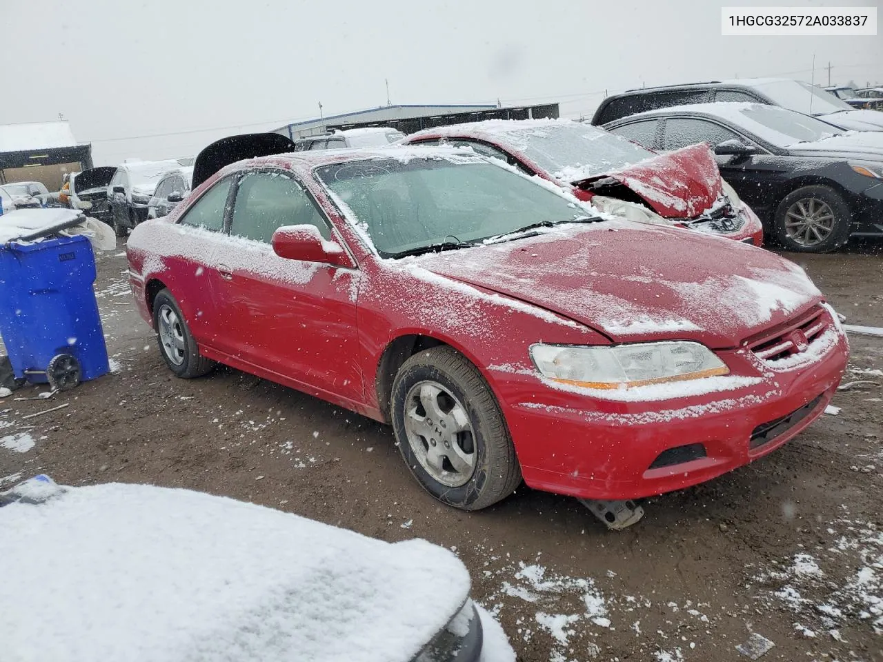 2002 Honda Accord Ex VIN: 1HGCG32572A033837 Lot: 79875874