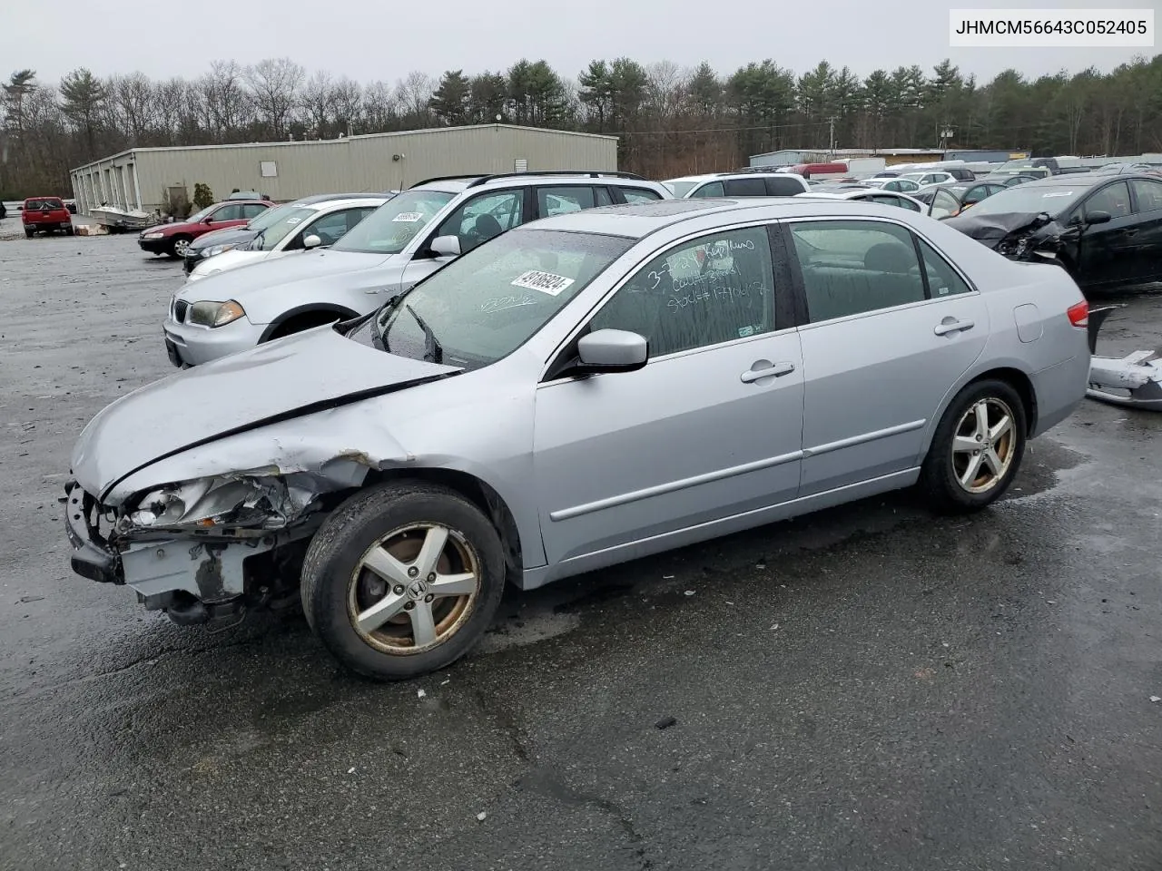 2003 Honda Accord Ex VIN: JHMCM56643C052405 Lot: 49186924