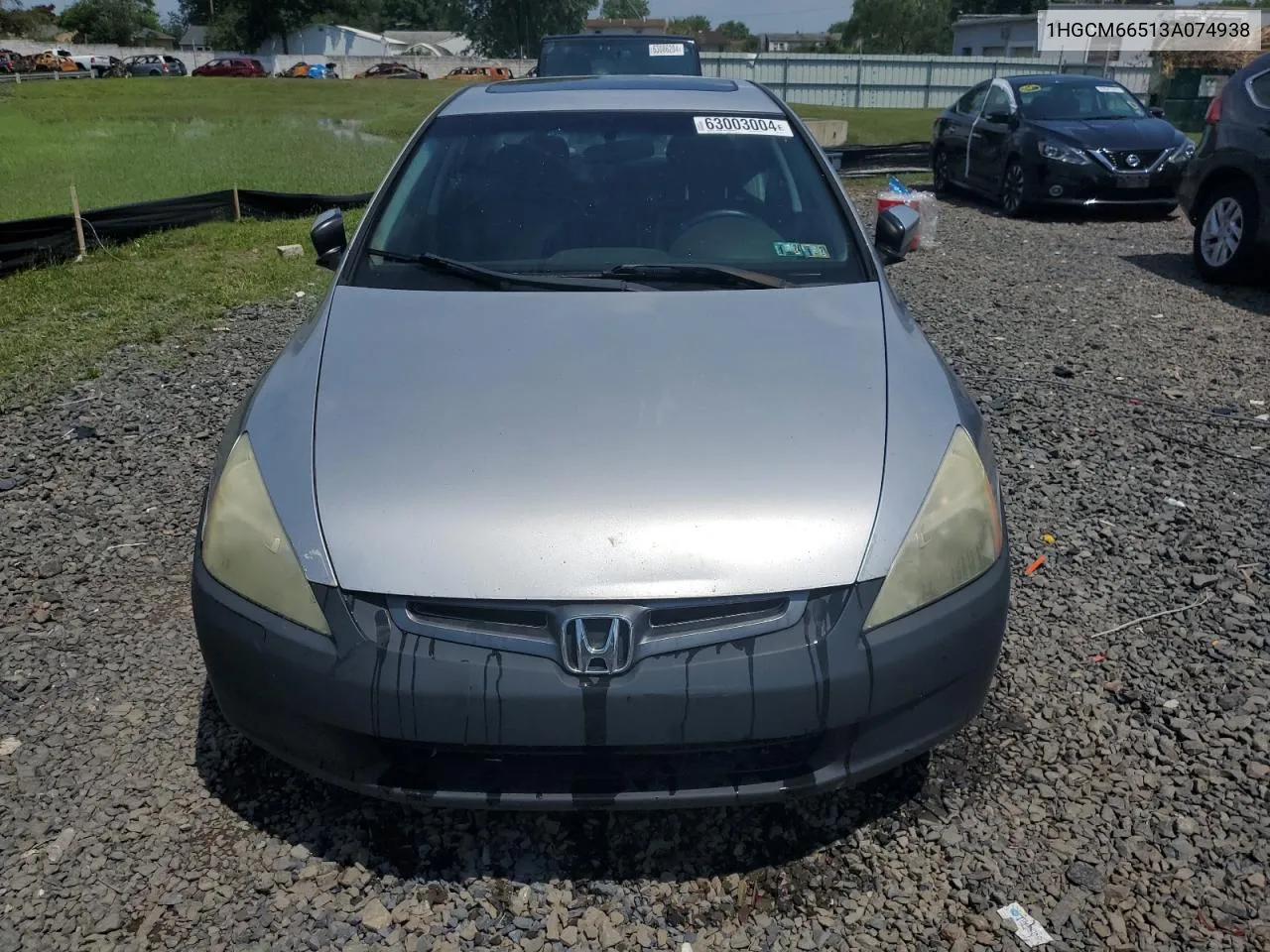 2003 Honda Accord Ex VIN: 1HGCM66513A074938 Lot: 63003004