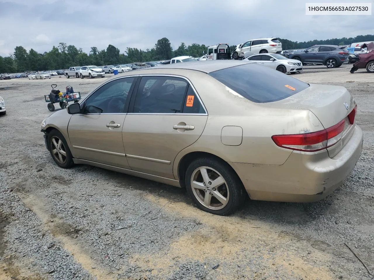 2003 Honda Accord Ex VIN: 1HGCM56653A027530 Lot: 67048744