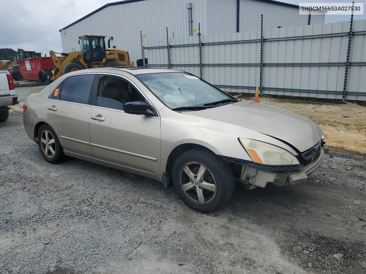 2003 Honda Accord Ex VIN: 1HGCM56653A027530 Lot: 67048744