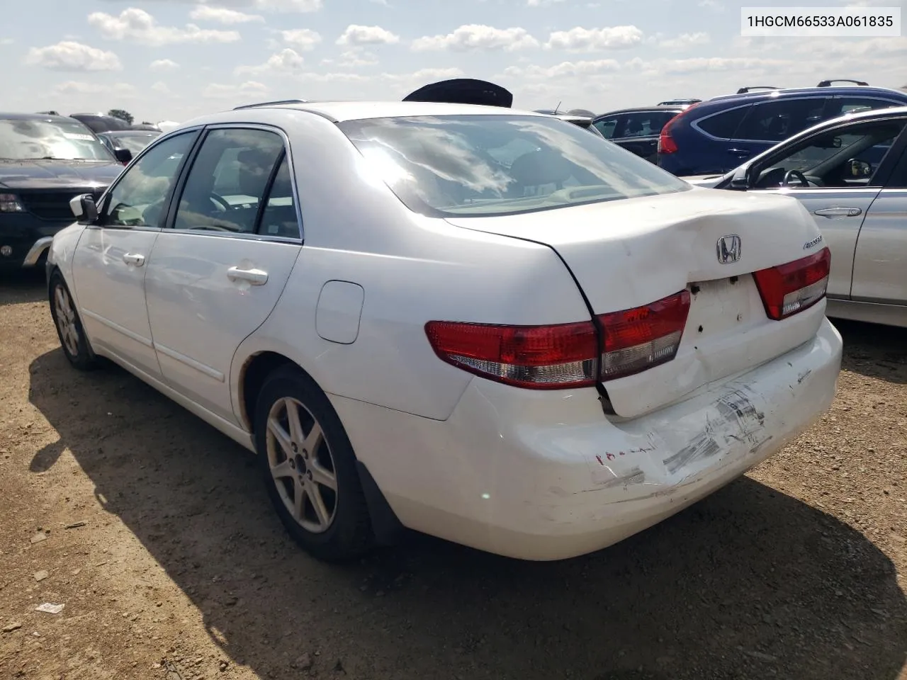 2003 Honda Accord Ex VIN: 1HGCM66533A061835 Lot: 67352104