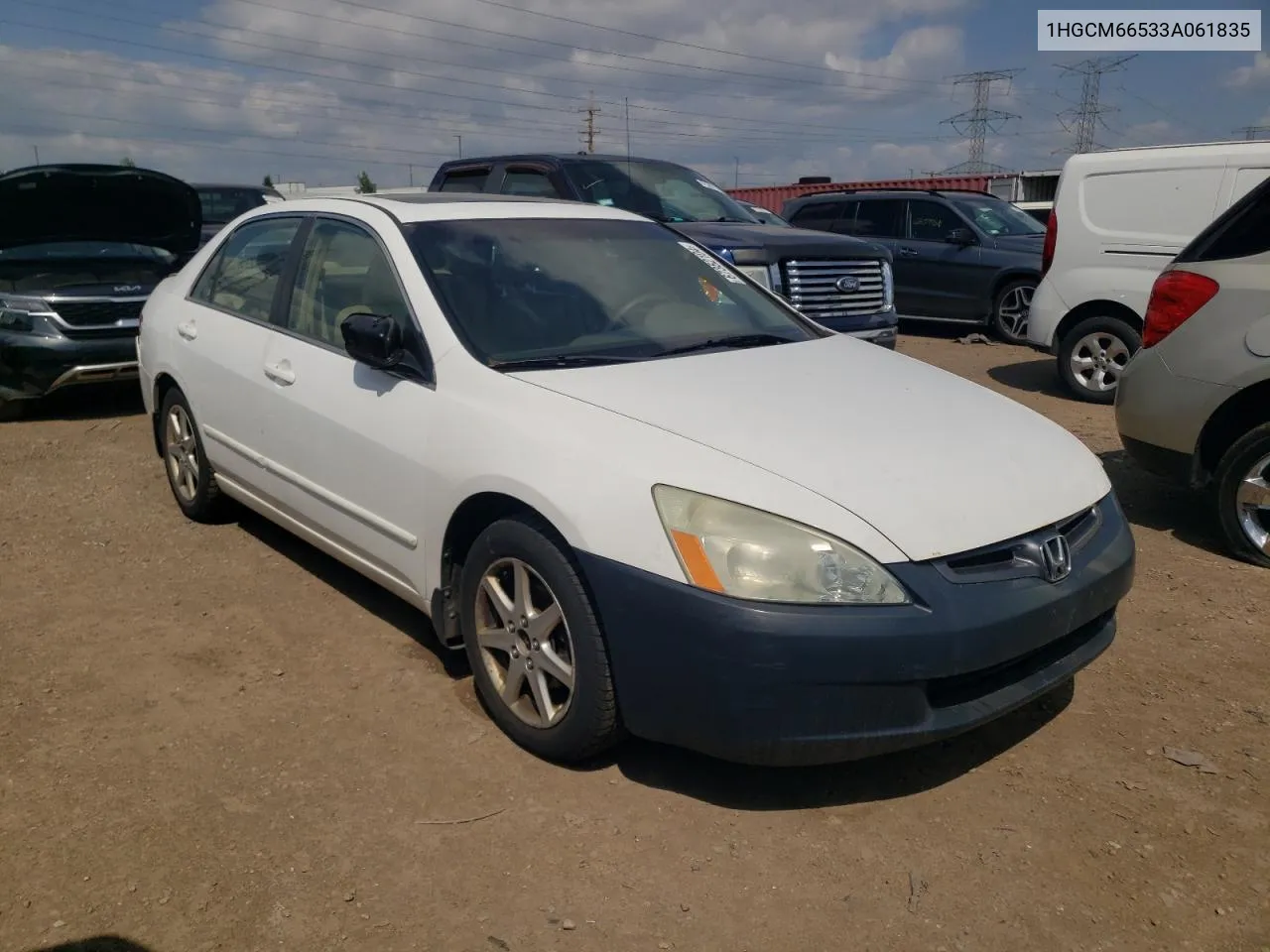 2003 Honda Accord Ex VIN: 1HGCM66533A061835 Lot: 67352104