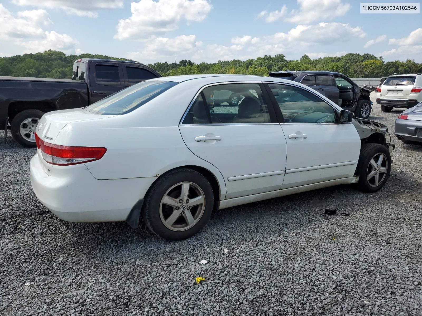 2003 Honda Accord Ex VIN: 1HGCM56703A102546 Lot: 67860074