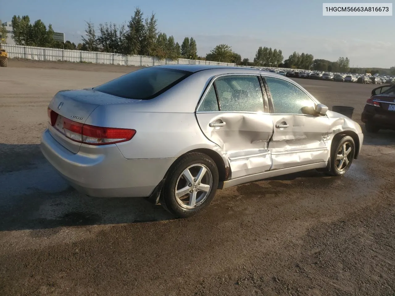 2003 Honda Accord Ex VIN: 1HGCM56663A816673 Lot: 71704474