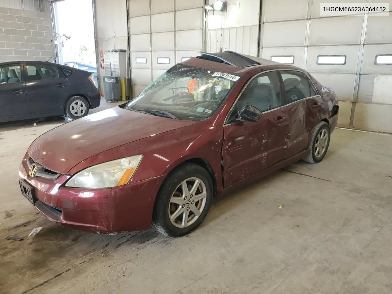 2003 Honda Accord Ex VIN: 1HGCM66523A064452 Lot: 72561514