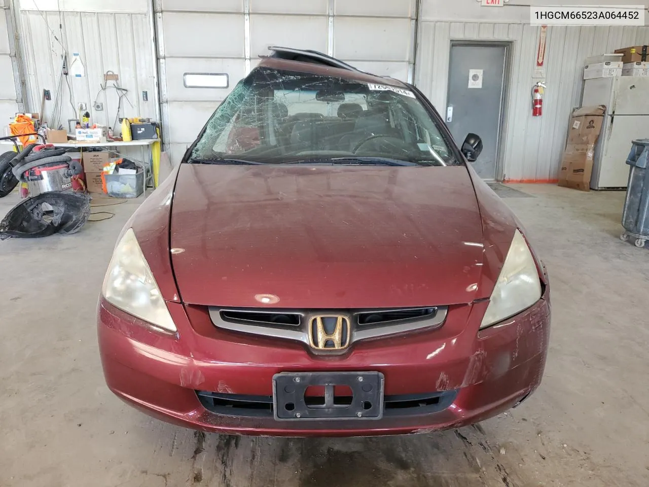 2003 Honda Accord Ex VIN: 1HGCM66523A064452 Lot: 72561514