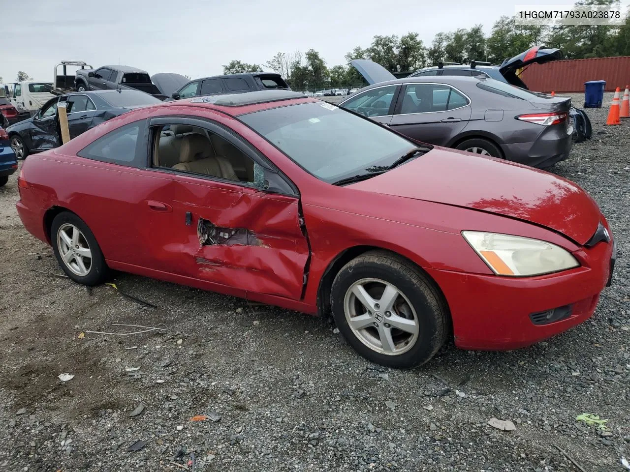 2003 Honda Accord Ex VIN: 1HGCM71793A023878 Lot: 72714734