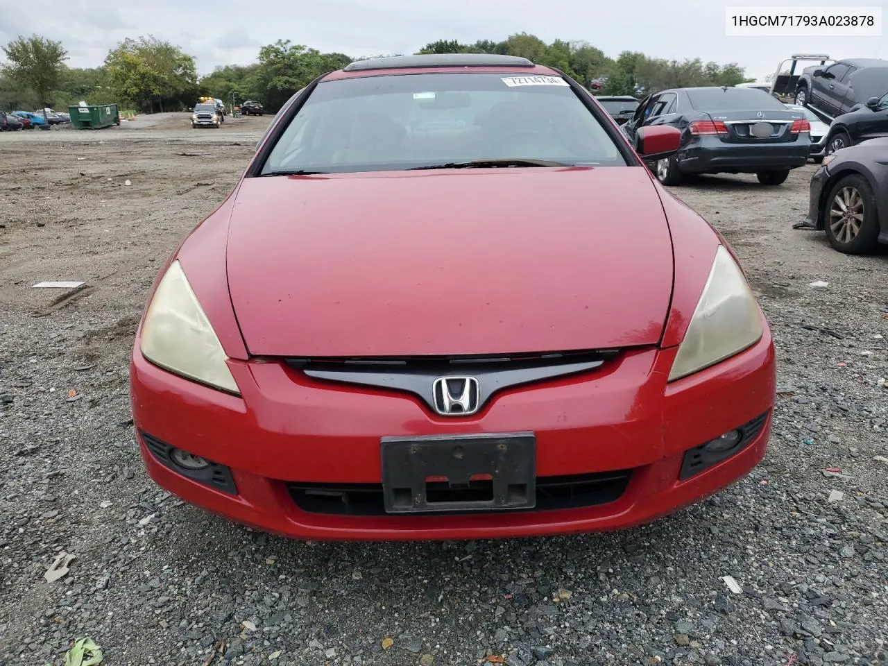 2003 Honda Accord Ex VIN: 1HGCM71793A023878 Lot: 72714734