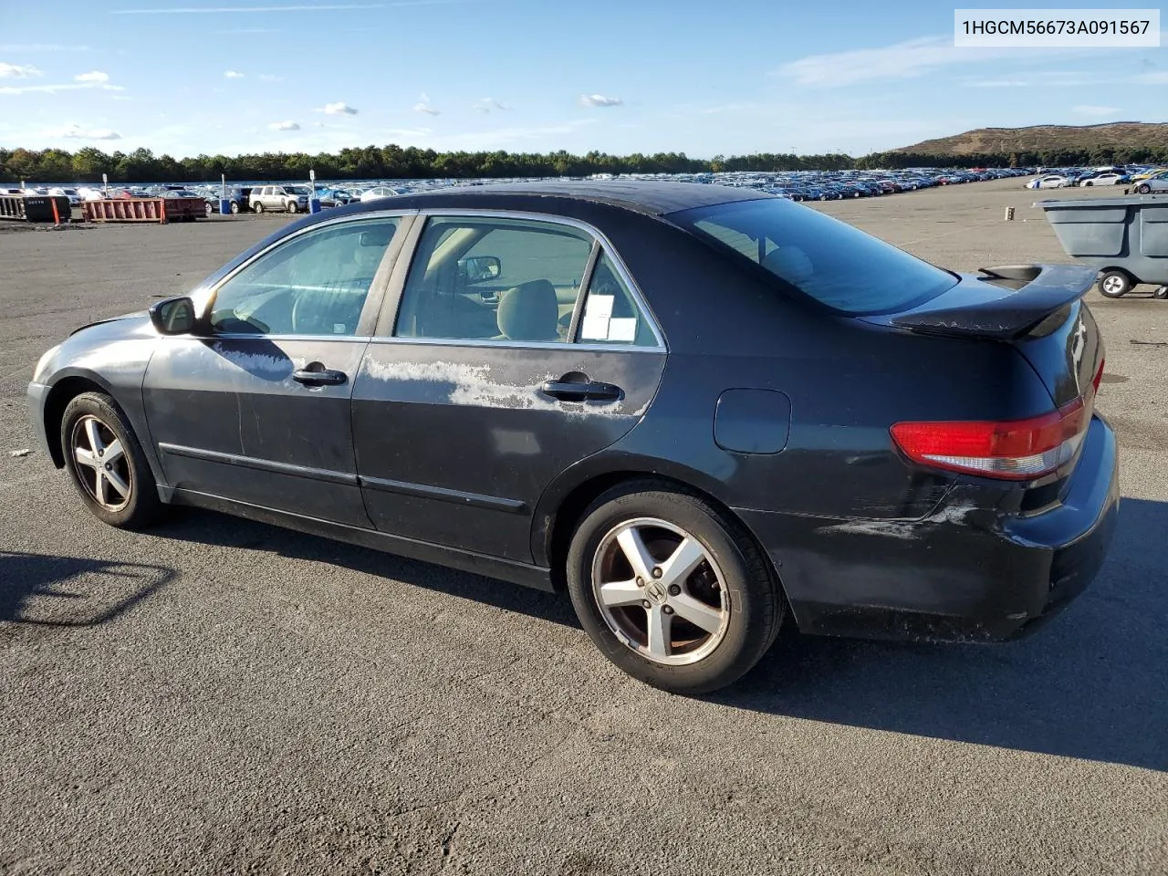 2003 Honda Accord Ex VIN: 1HGCM56673A091567 Lot: 73867994