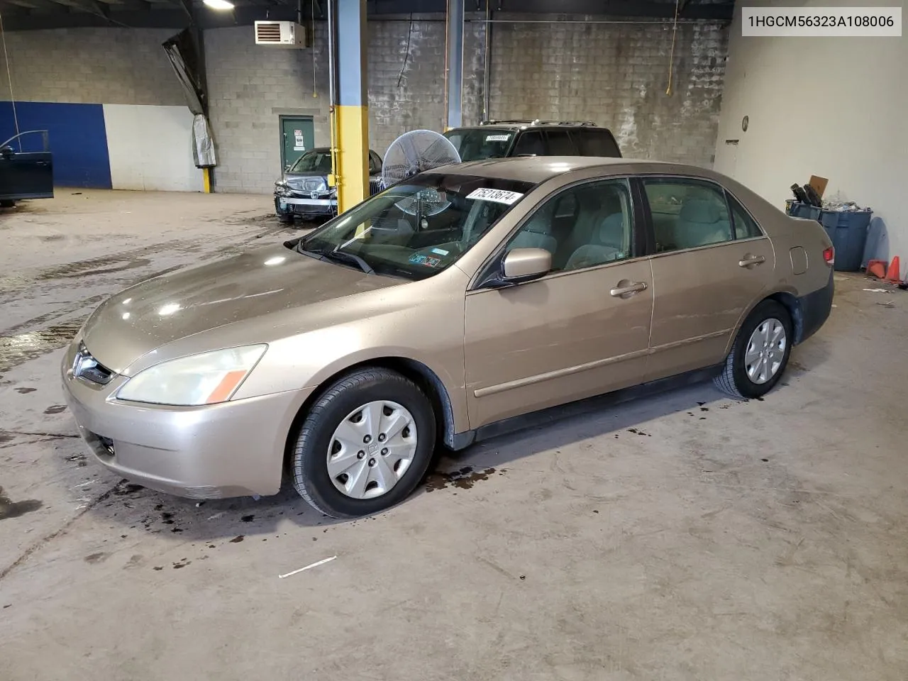 1HGCM56323A108006 2003 Honda Accord Lx