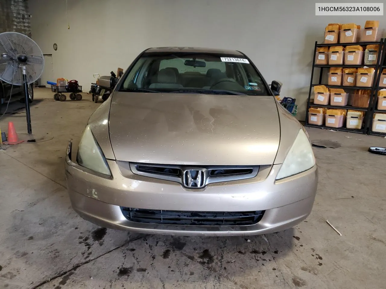 1HGCM56323A108006 2003 Honda Accord Lx