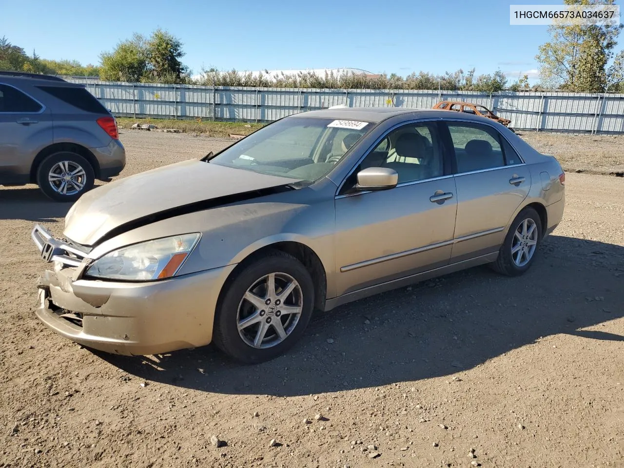 1HGCM66573A034637 2003 Honda Accord Ex