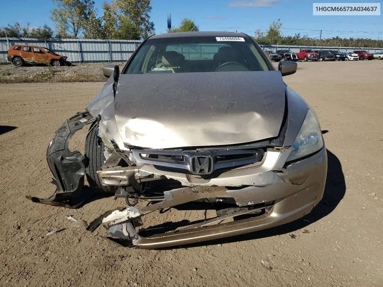 1HGCM66573A034637 2003 Honda Accord Ex