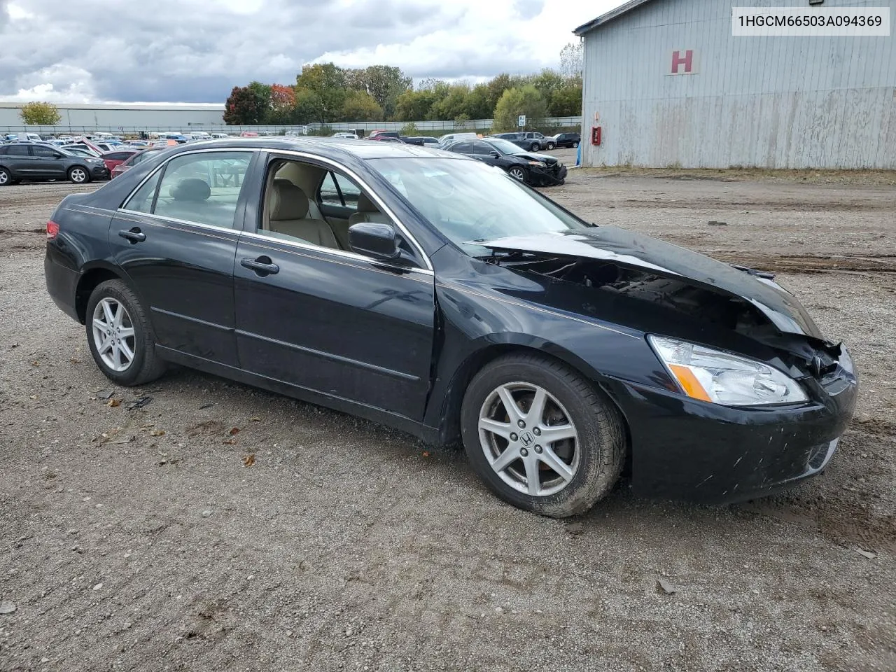 2003 Honda Accord Ex VIN: 1HGCM66503A094369 Lot: 75619624