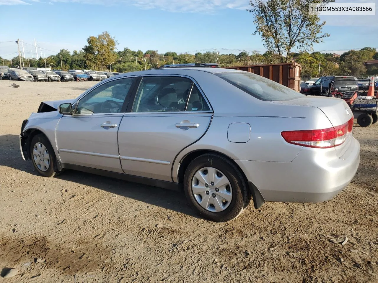 2003 Honda Accord Lx VIN: 1HGCM553X3A083566 Lot: 76156154