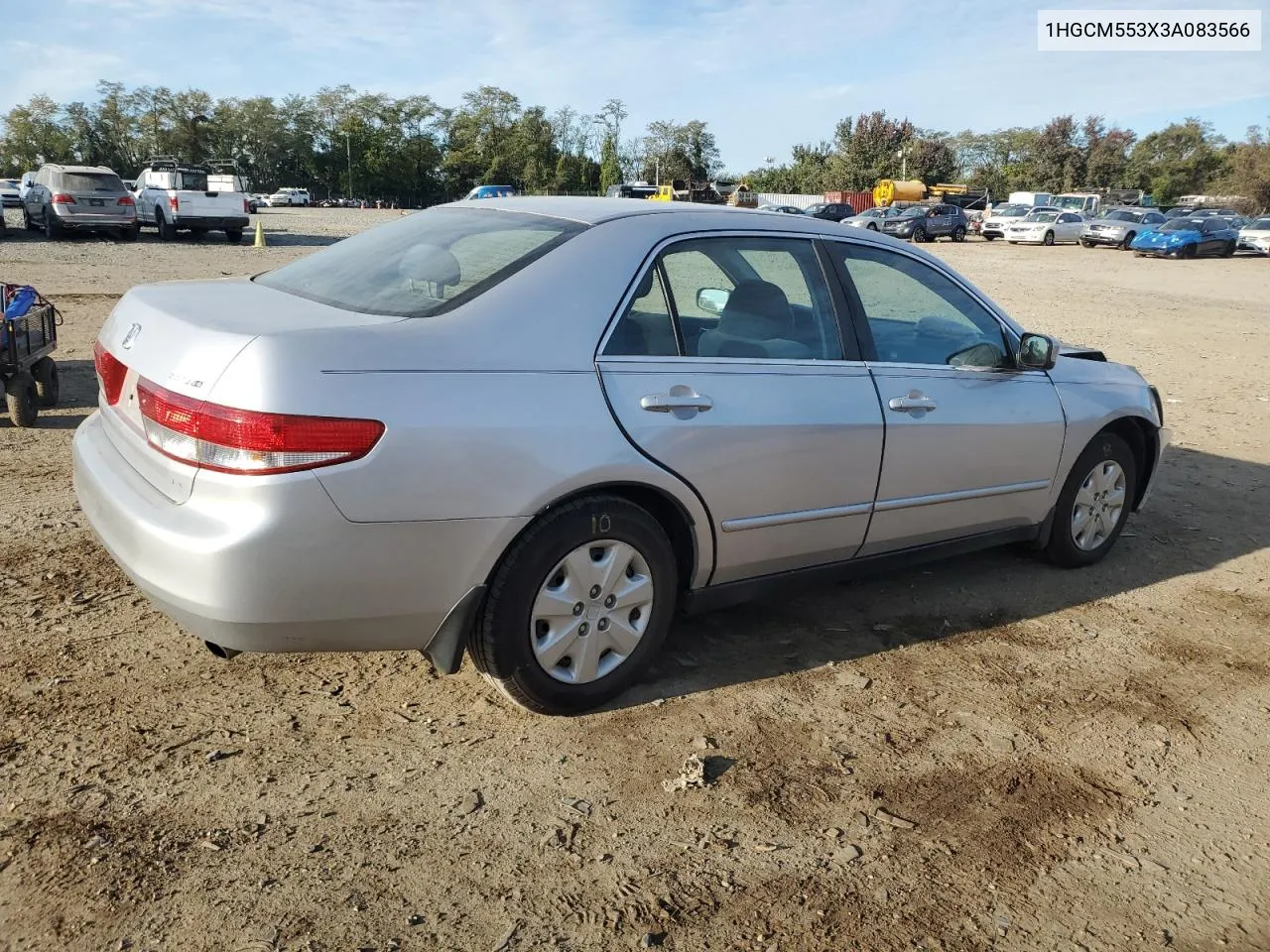 2003 Honda Accord Lx VIN: 1HGCM553X3A083566 Lot: 76156154