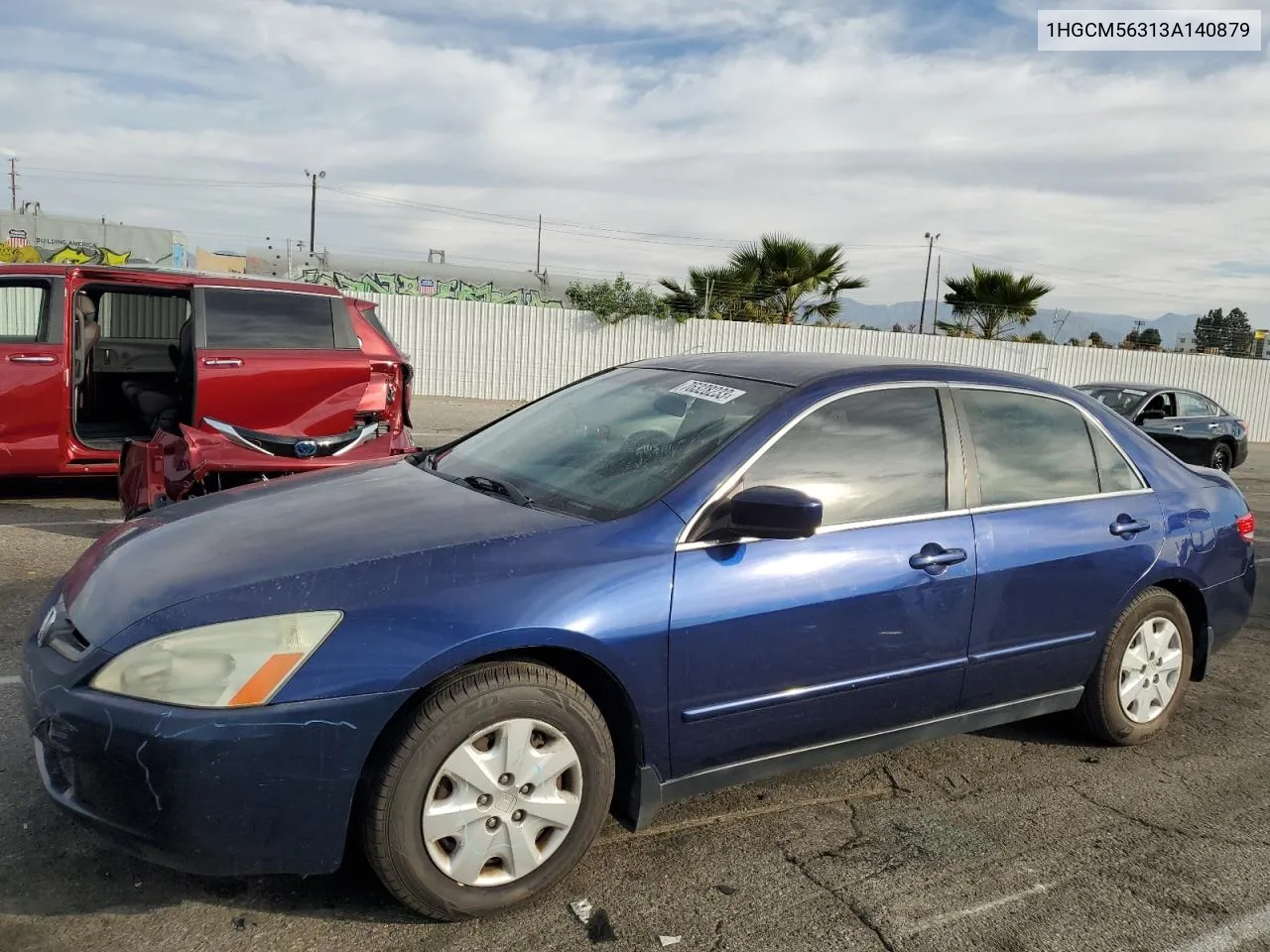 2003 Honda Accord Lx VIN: 1HGCM56313A140879 Lot: 76328233