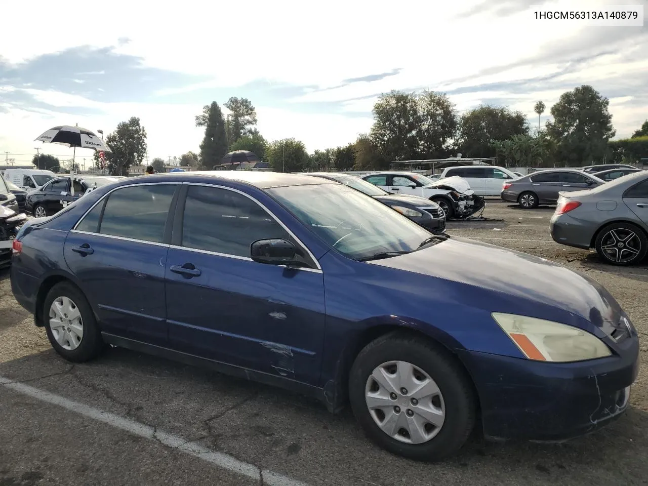 2003 Honda Accord Lx VIN: 1HGCM56313A140879 Lot: 76328233