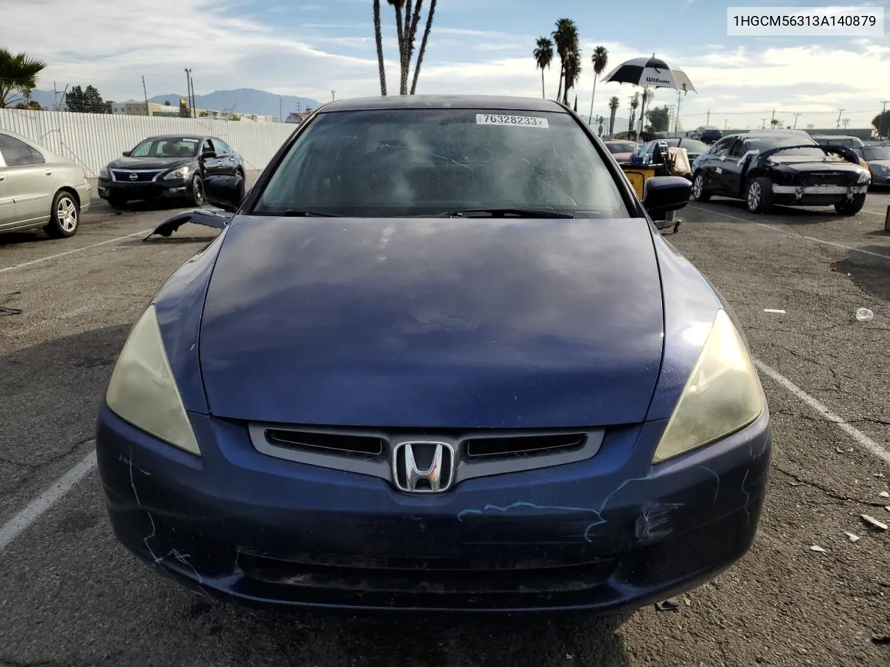 2003 Honda Accord Lx VIN: 1HGCM56313A140879 Lot: 76328233