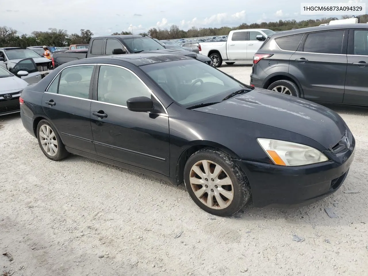 2003 Honda Accord Ex VIN: 1HGCM66873A094329 Lot: 78326254