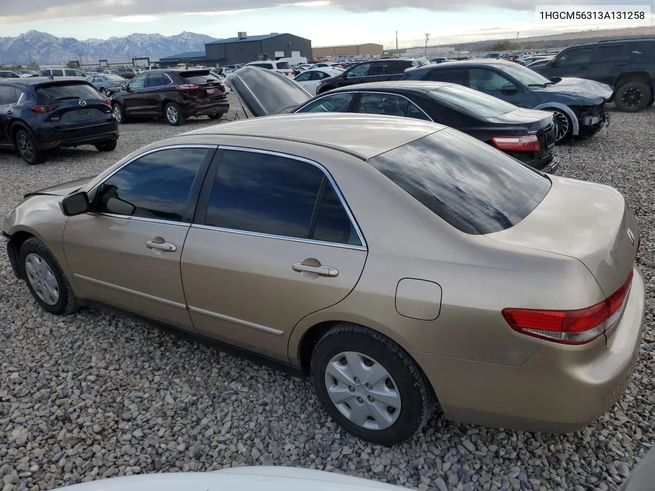 2003 Honda Accord Lx VIN: 1HGCM56313A131258 Lot: 78453414