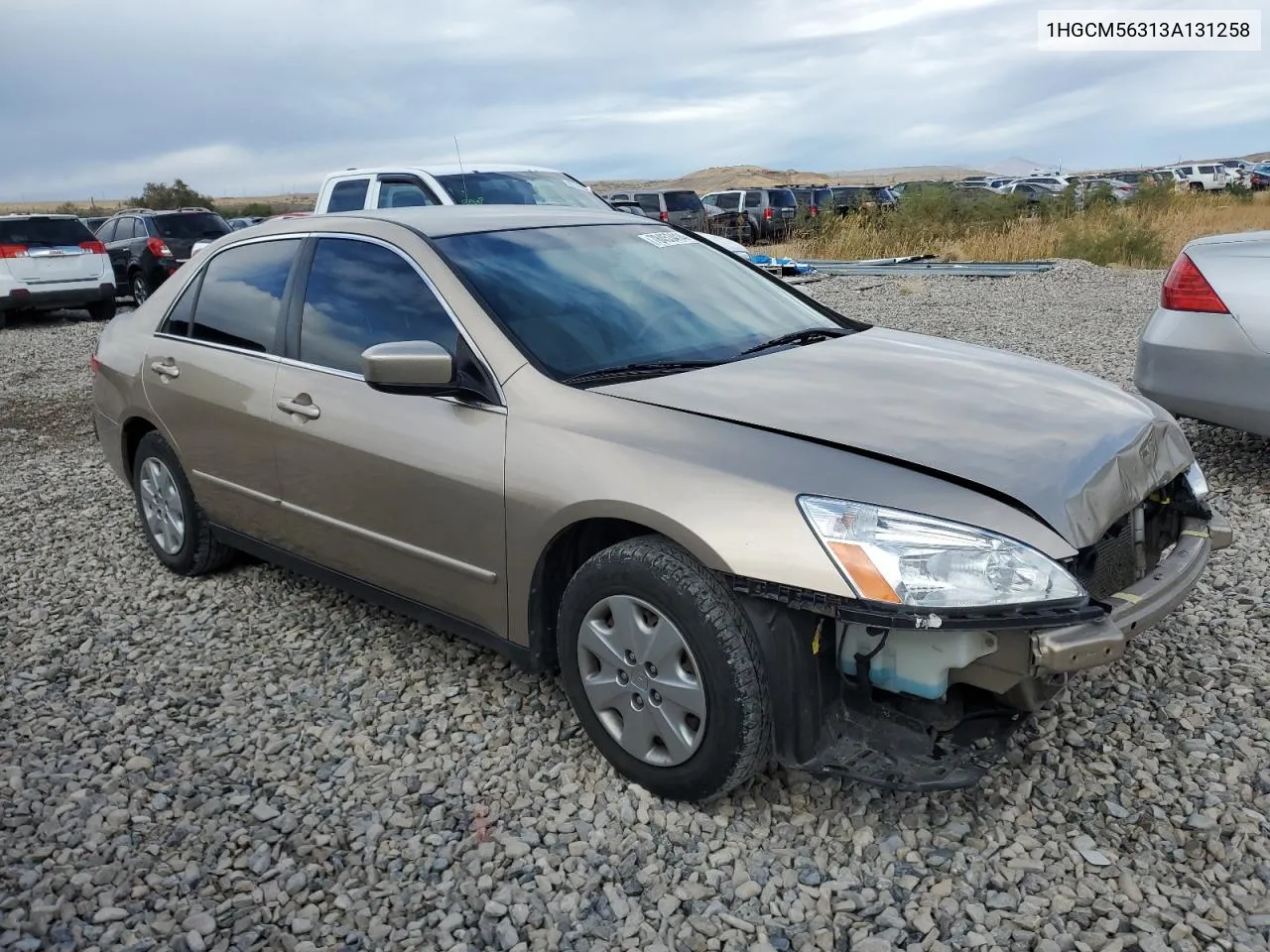 2003 Honda Accord Lx VIN: 1HGCM56313A131258 Lot: 78453414