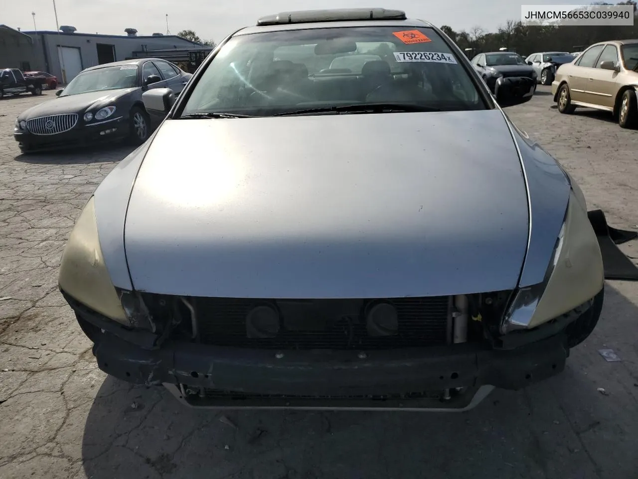 2003 Honda Accord Ex VIN: JHMCM56653C039940 Lot: 79226234