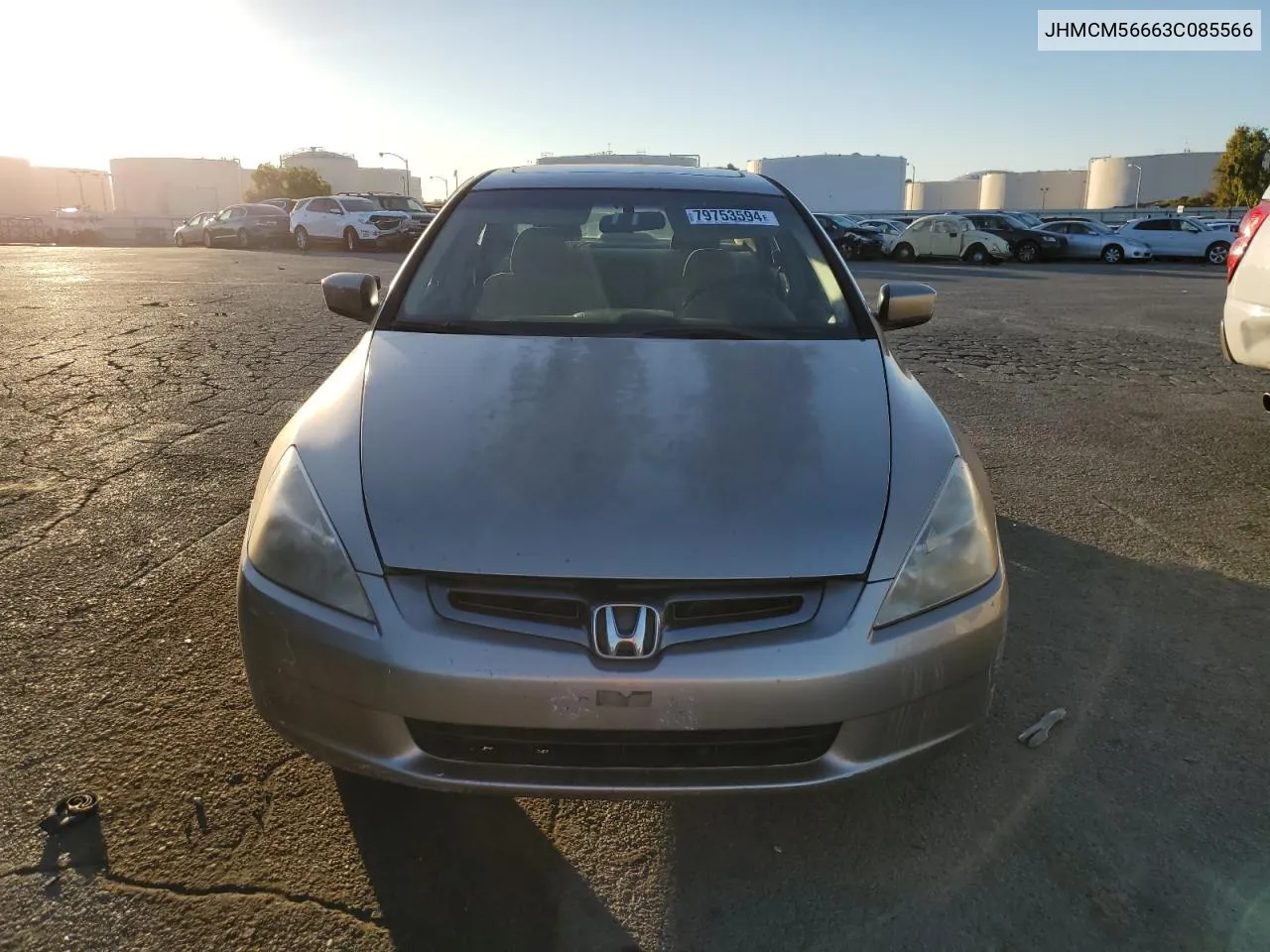 2003 Honda Accord Ex VIN: JHMCM56663C085566 Lot: 79753594