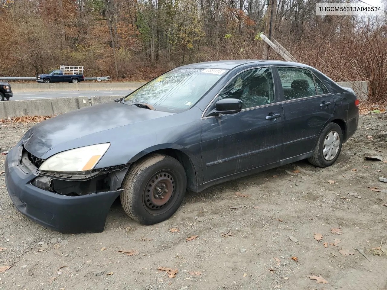 2003 Honda Accord Lx VIN: 1HGCM56313A046534 Lot: 80851114