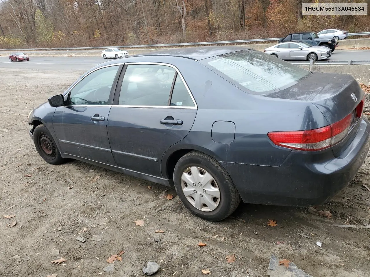 2003 Honda Accord Lx VIN: 1HGCM56313A046534 Lot: 80851114