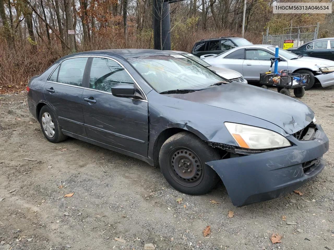 2003 Honda Accord Lx VIN: 1HGCM56313A046534 Lot: 80851114