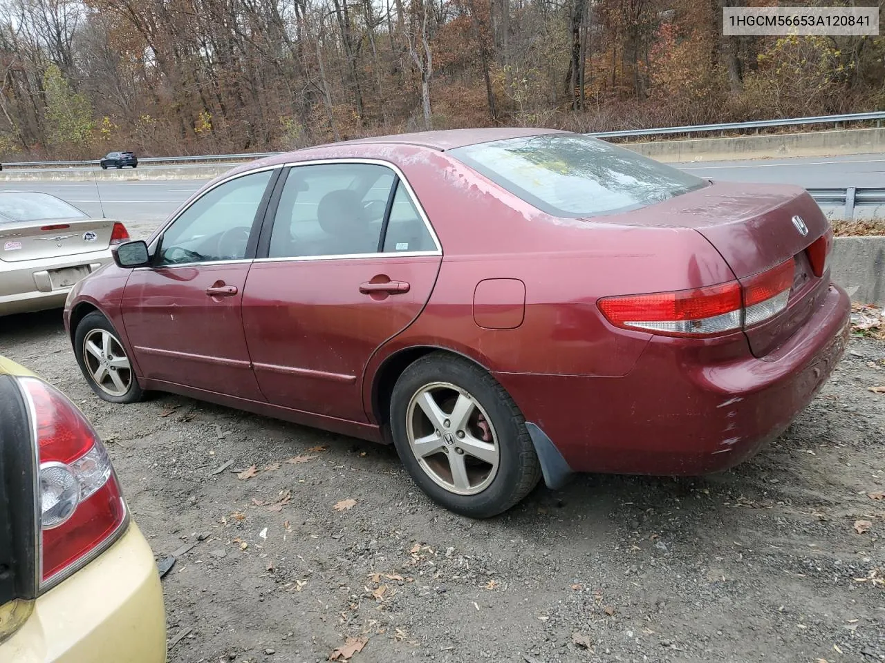 2003 Honda Accord Ex VIN: 1HGCM56653A120841 Lot: 80877514