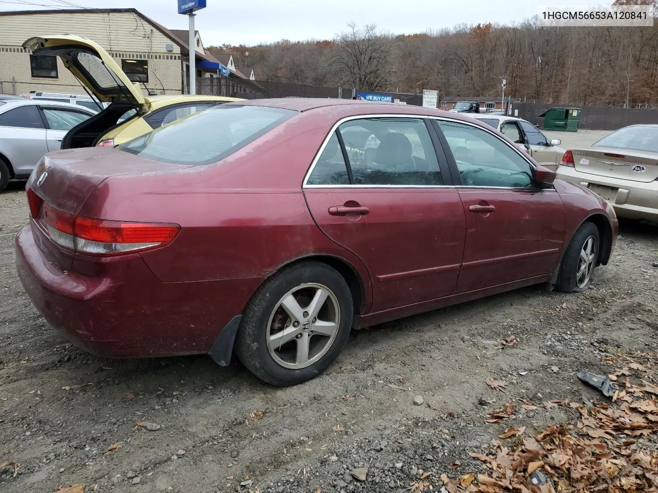 2003 Honda Accord Ex VIN: 1HGCM56653A120841 Lot: 80877514