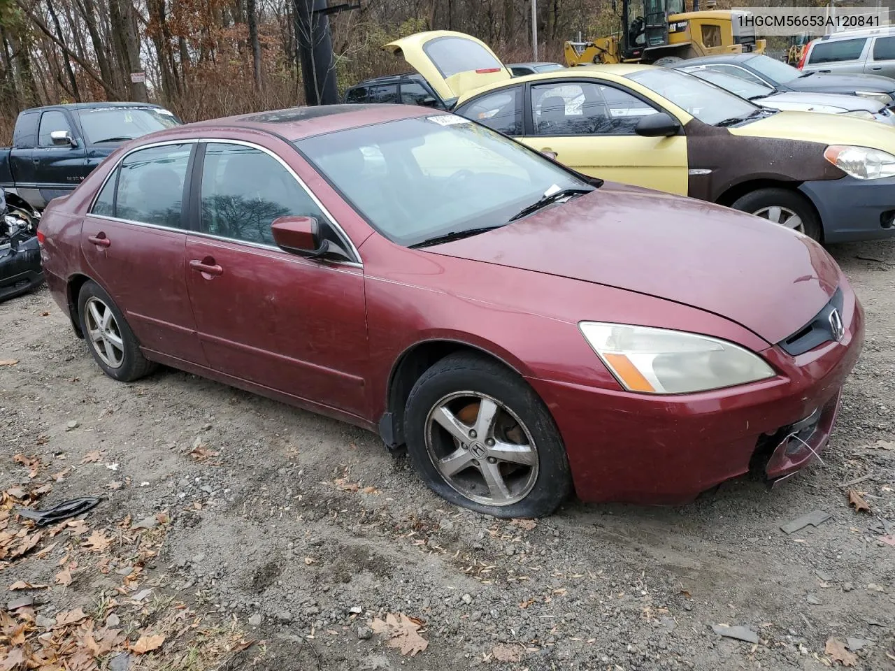 2003 Honda Accord Ex VIN: 1HGCM56653A120841 Lot: 80877514