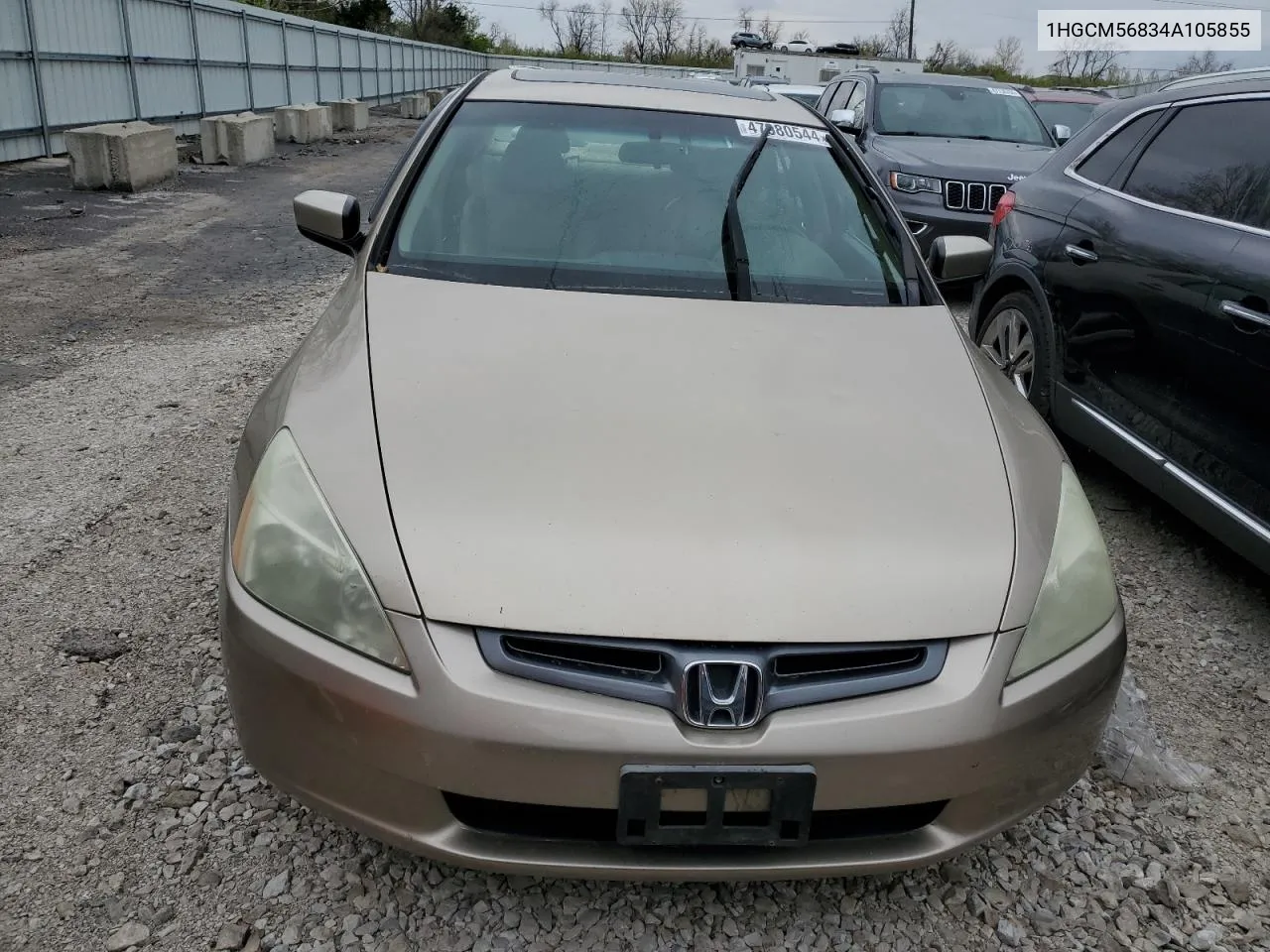 2004 Honda Accord Ex VIN: 1HGCM56834A105855 Lot: 47980544