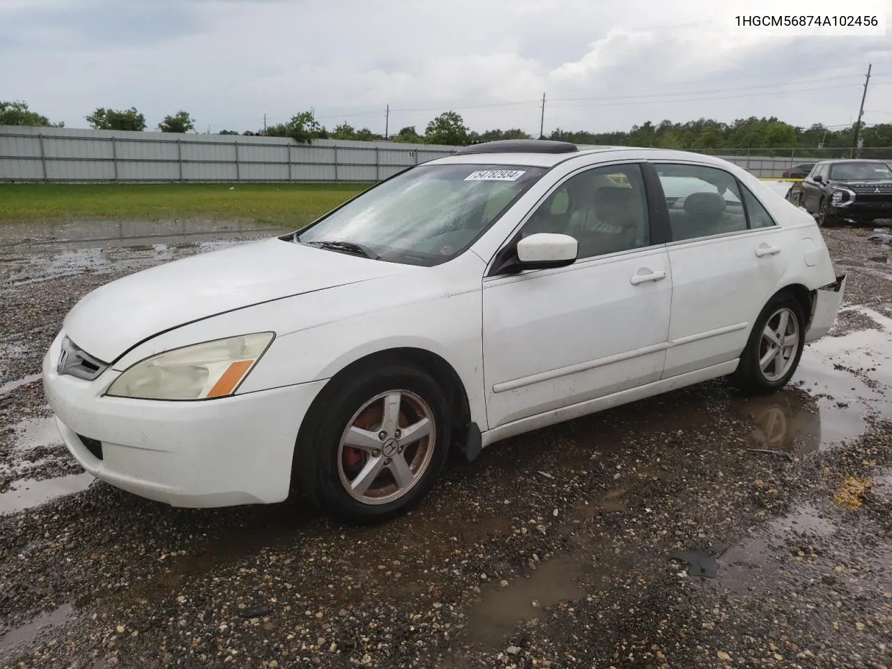 2004 Honda Accord Ex VIN: 1HGCM56874A102456 Lot: 54782934